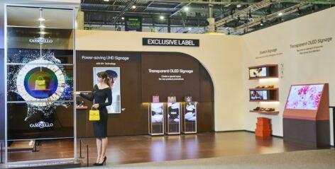 Az LG a 2024-es ISE kiállításon mutatja be legújabb kereskedelmi kijelzőit