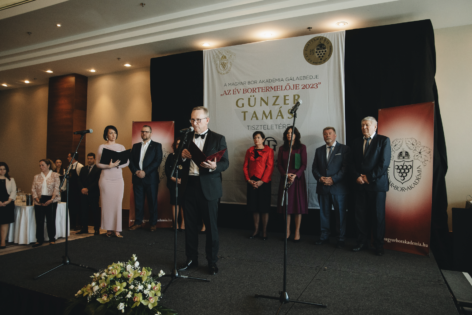 Tamás Günzer is the wine producer of the year