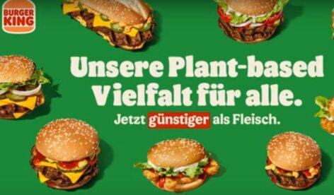 Burger King Germany makes plant-based meals cheaper than meat