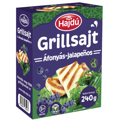 Hajdú áfonyás-jalapeños grillsajt 240 g