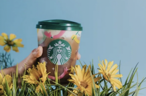 Starbucks celebrates Earth Day by drinking coffee together and making environmentally conscious decisions