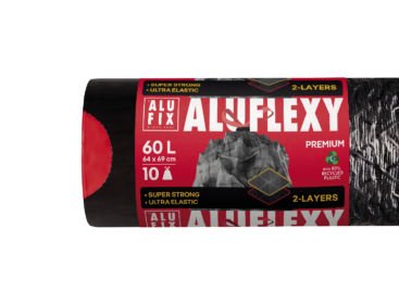 Aluflexy super strong, ultra-flexible garbage bag
