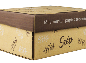 Szép tissues in paper packaging