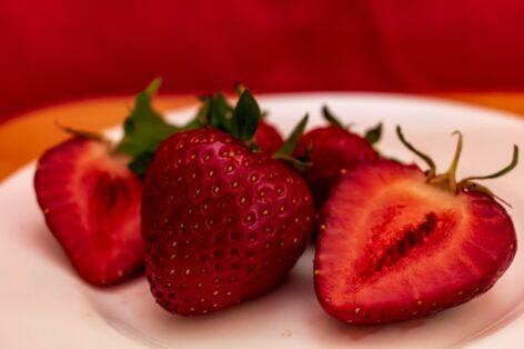 Domestic strawberries are still much more expensive than imported ones