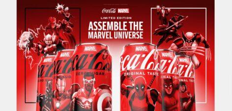 Coca-Cola Launches Limited-Edition Packaging Featuring Marvel Universe Characters