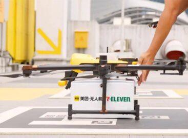 A 7-Eleven drónos házhoz szállítást tesztel Kínában