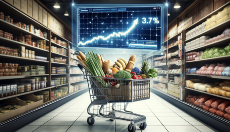 KSH: 3,7 százalékkal nőttek átlagosan a fogyasztói árak áprilisban az előző év azonos hónapjához képest