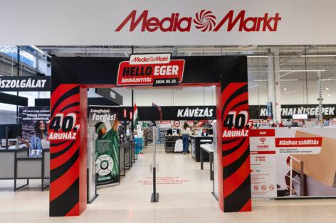 Megnyílt Egerben a MediaMarkt 40. áruháza