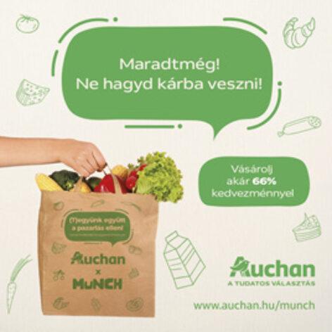Munch is now available in every Auchan store