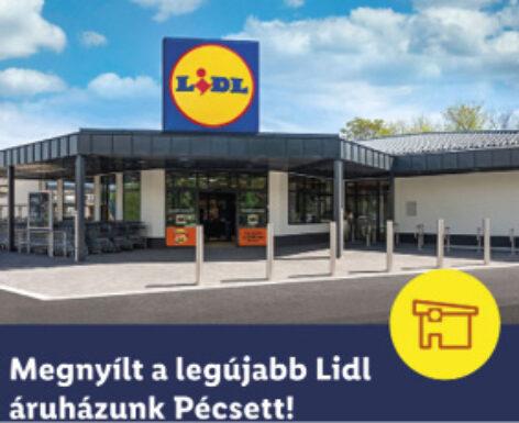 New Lidl store opens in Pécs