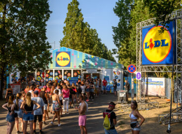 At the Campus Festival, Lidl FesztMarket awaits customers with shop prices