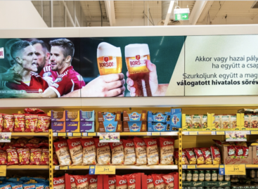 Tesco is introducing a new type of point-of-sale advertising tool in Hungary