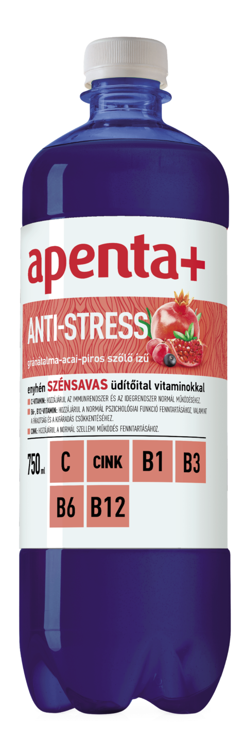 Apenta+ enyhén szénsavas üdítőital vitaminnal