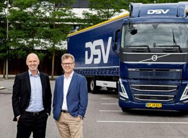 A Volvo 300 elektromos teherautóra kapott megrendelést a DSV-től