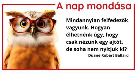 (HU) A nap mondása