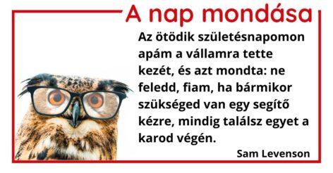 (HU) A nap mondása