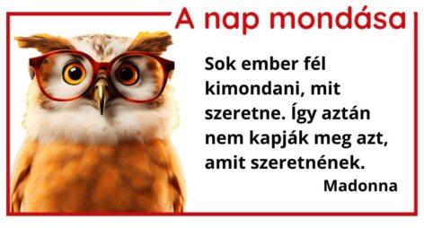 (HU) A nap mondása