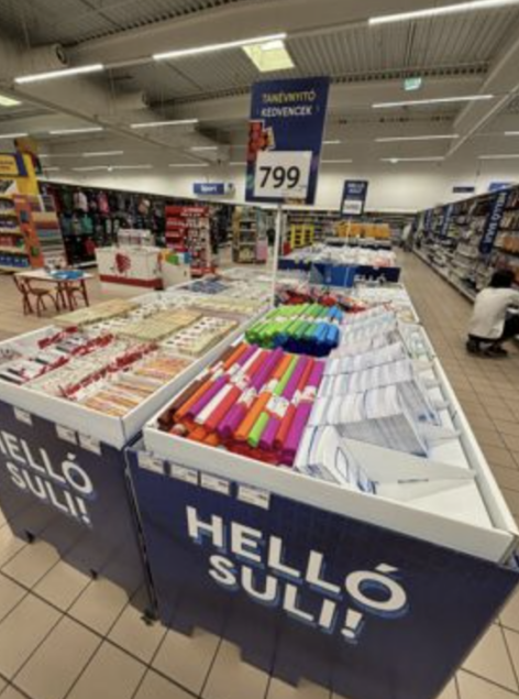 Tesco kicks off the school season with popular football school supplies with Fradi