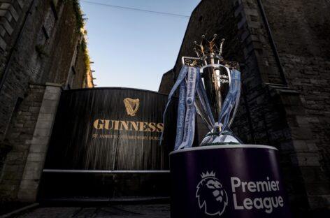 Guinness is the official beer of the Premier League