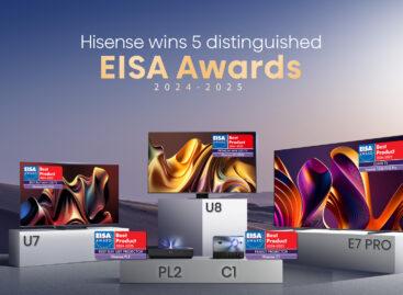 Hisense won at this year’s EISA awards