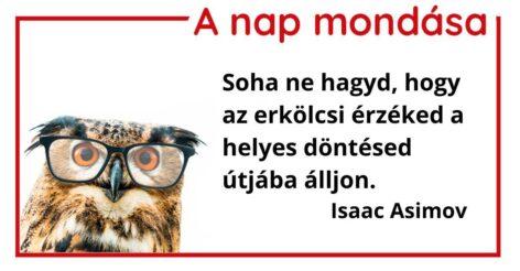 (HU) A nap mondása