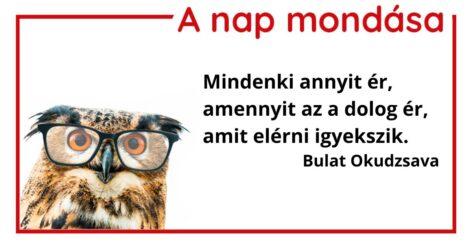 (HU) A nap mondása