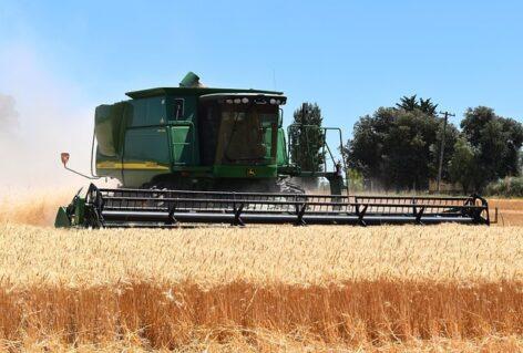 The demand for grain combines decreased the most