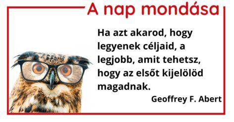 (HU) A nap mondása