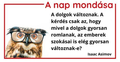 (HU) A nap mondása