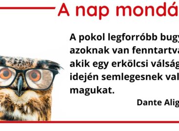 (HU) A nap mondása