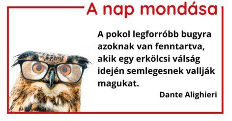 (HU) A nap mondása