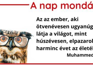 (HU) A nap mondása