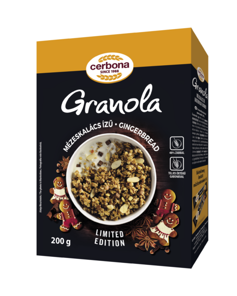 Cerbona Gingerbread flavoured limited edition granola 200 g