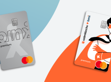 BinX issues a premium bank card in cooperation with Számlázz.hu and Mastercard