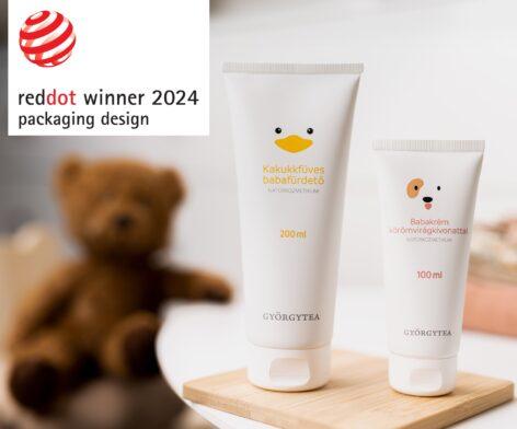 Györgytea’s Baba product line and Balatonic are also Red Dot awardees