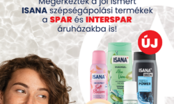 Megérkezett a SPAR üzletekbe az ISANA kozmetikai termékcsalád