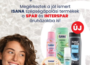 Megérkezett a SPAR üzletekbe az ISANA kozmetikai termékcsalád