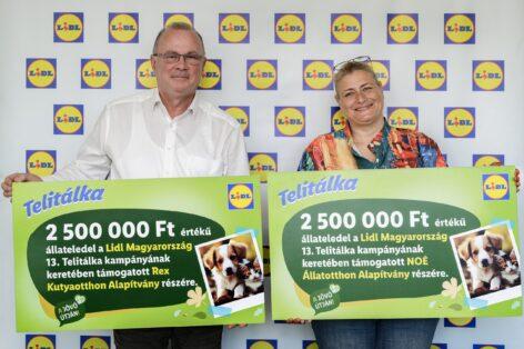 Ismét menhelyi állatok élelmezését segíti a Lidl