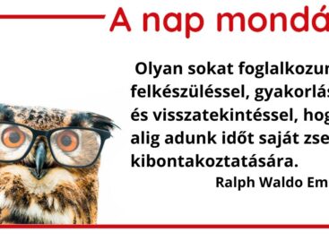 (HU) A nap mondása