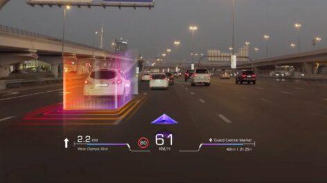 LG helps motorists in complicated traffic situations with augmented reality