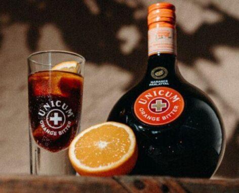 Here is Unicum Orange Bitter: orange flavor and sunny dolce vita