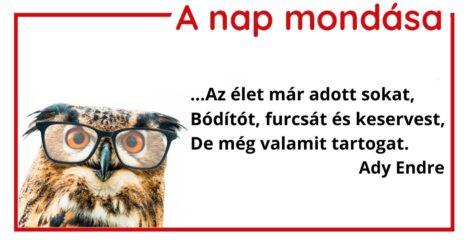 (HU) A nap mondása