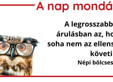 (HU) A nap mondása