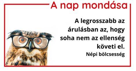 (HU) A nap mondása