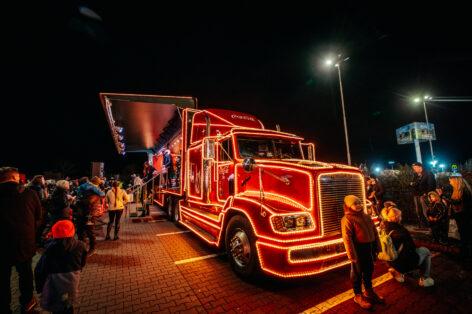 Coca-Cola’s iconic Christmas truck arrives