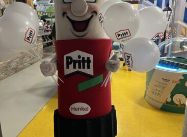 A stand for the Pritt brand has opened