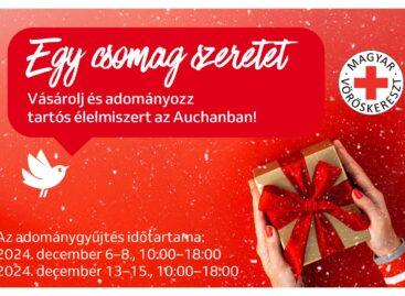 The Hungarian Red Cross is organizing a Christmas fundraiser in Auchan stores