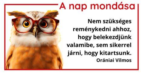 (HU) A nap mondása