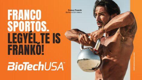 BioTechUSA starts the year with the message “Franco is sporty. Be a Franco too!” and encourages lifestyle changes