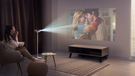 Projector, lamp and speaker all in one: LG introduces multifunctional, three-in-one projector